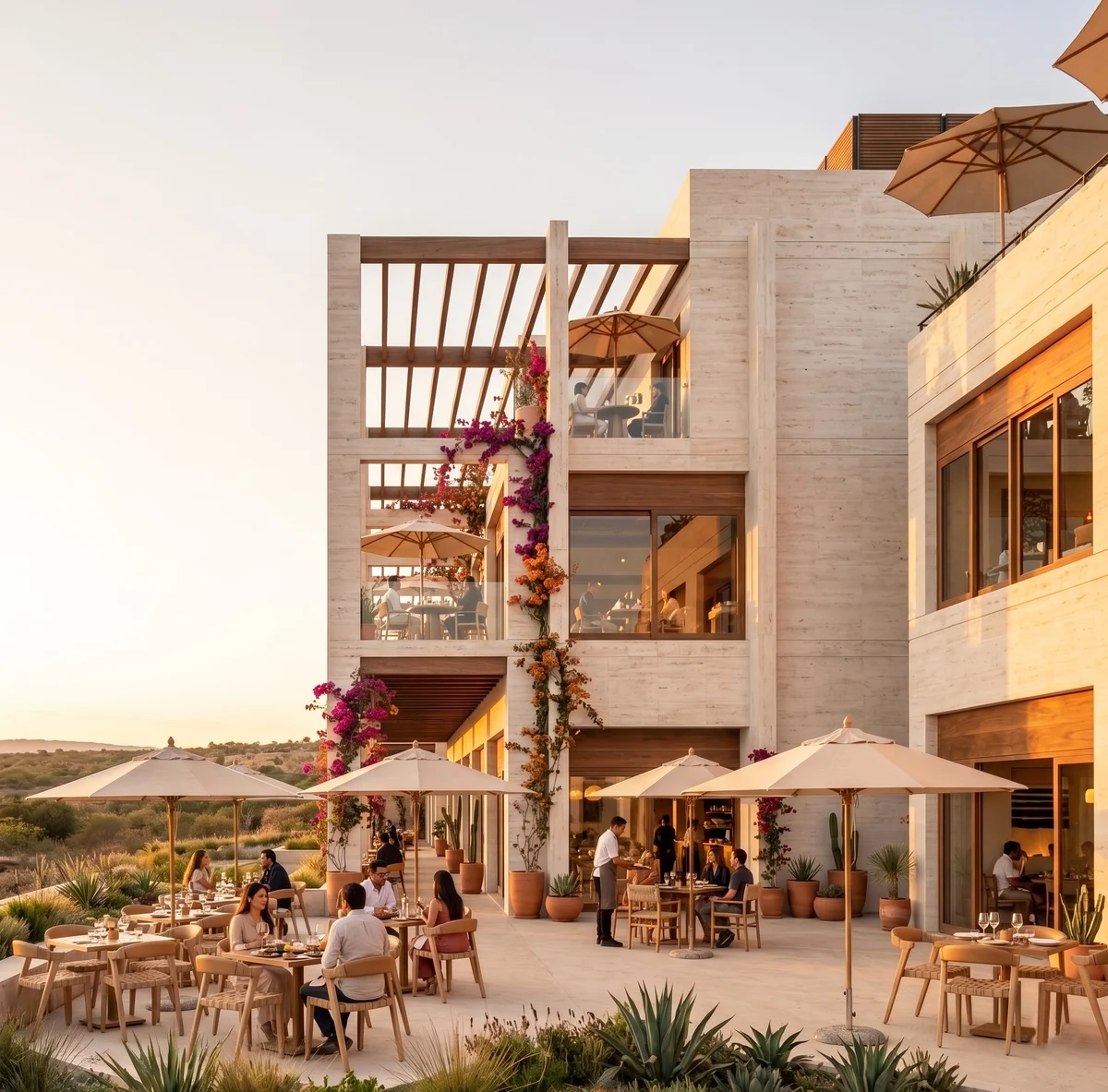 Villaggio I terrazas y restaurantes