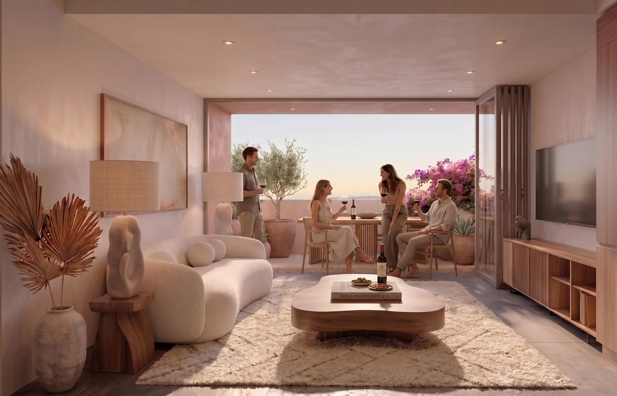 Villaggio I sala con terraza integrada