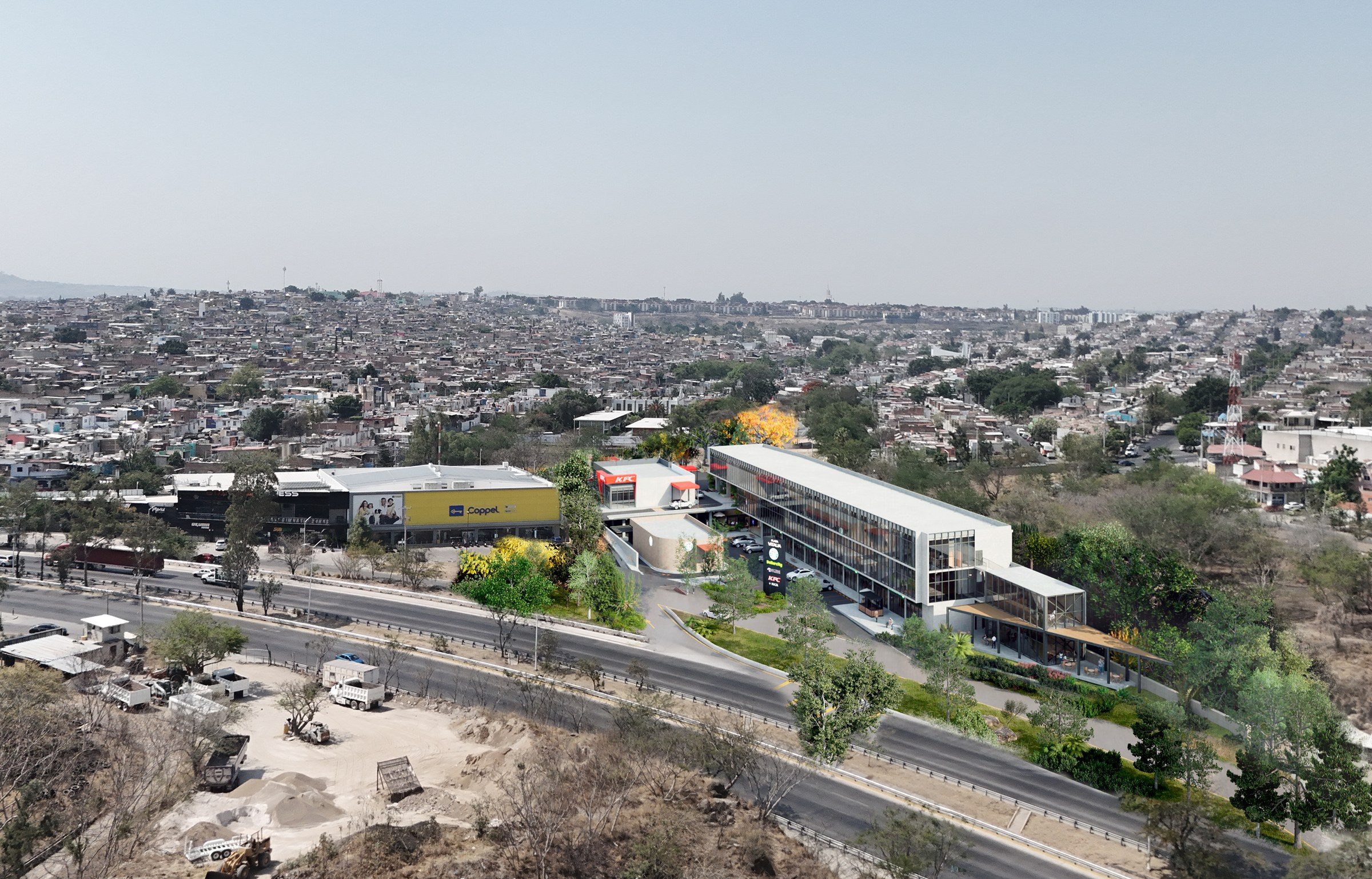 Plaza Vitalia aerial