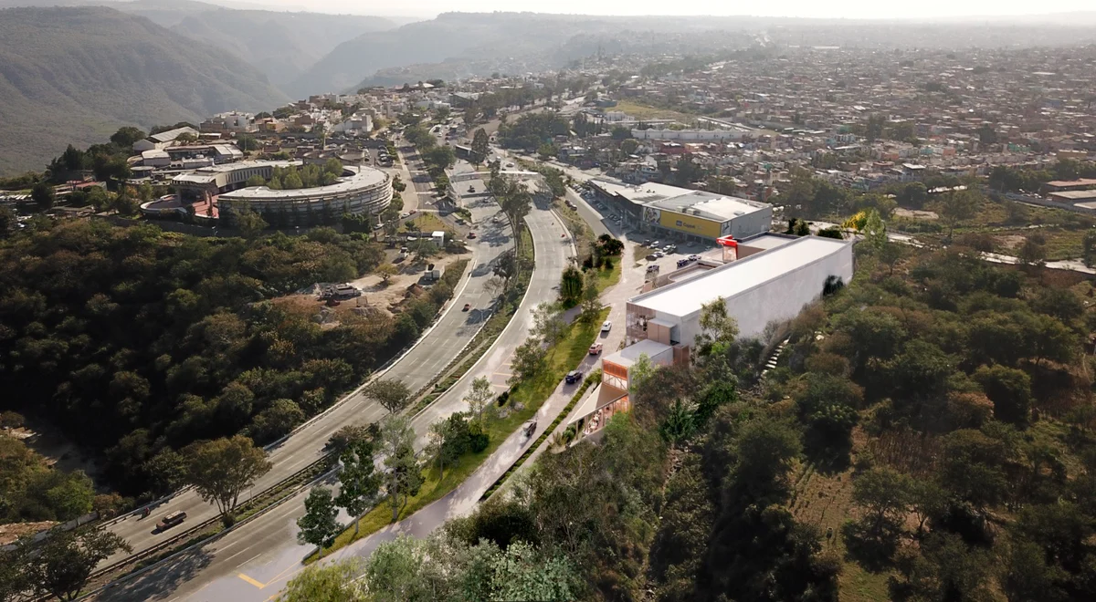 Plaza Vitalia aerial